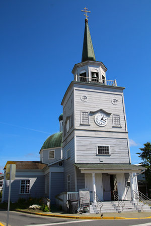 St. Michael's Cathedral, Sitka, Alaskaの写真素材