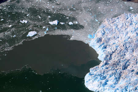 The LeConte Glacier is a 35 km long glacier in the Tongass National Forest in the Alaska Panhandle United Statesの写真素材