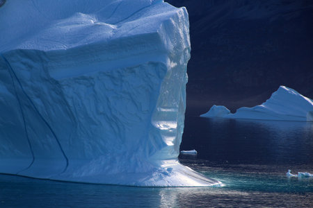 Iceberg in Uummannaq Fjord, Greenland, Denmarkの写真素材
