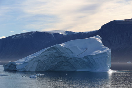 Iceberg in Uummannaq Fjord, Greenland, Denmarkの写真素材