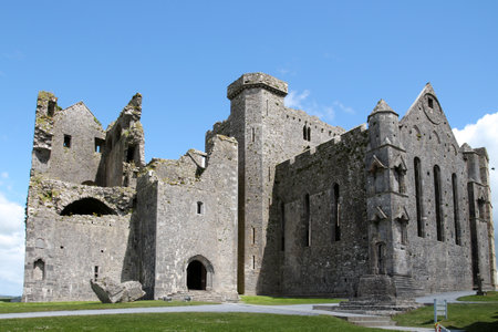 Rock of Cashel ruins in County Tipperary, Irelandの写真素材