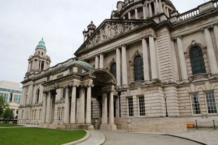 Belfast City Hall in Northern Irelandの写真素材