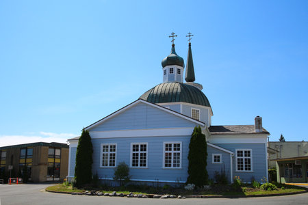 St. Michael's Cathedral, Sitka, Alaska, United Statesの写真素材