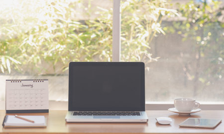 Business trends 2021 with text and creative business people to success