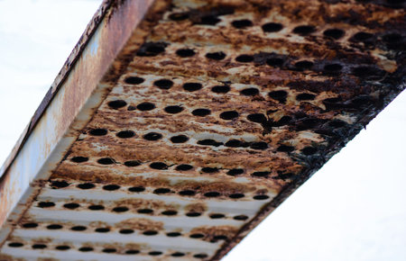 rusted metal