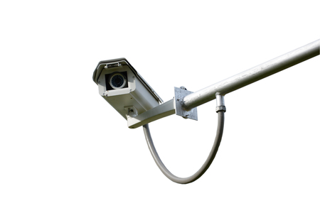 cctv isolatedの写真素材