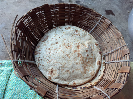 This type of bread is made in a village in India