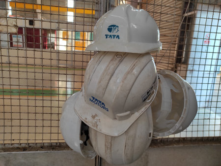 01 January 2021 Sanand Ahemdabad gujarat India Tata Helmets