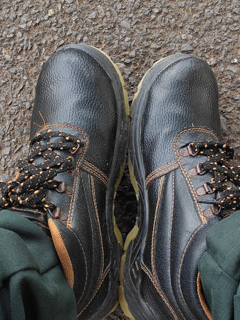 Safety shoes are worn for the safety of the feet in the automobile company and many other types of...
