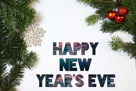 A New Best Happy New Year's Eve Celebration Colorful Stylish Front Text Background Illustration Photosの写真素材