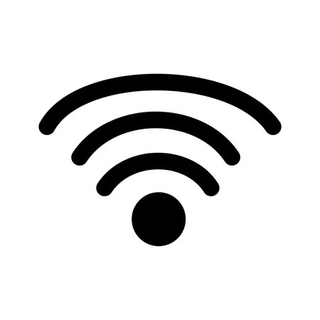 A Wifi Icon Symbol Sign Logo Graphic Design Art Illustration Photo With White Backgroundの写真素材