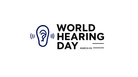 A World hearing day, creative concept design for banner, poster, Photo Illustration Image Background Wallpaperの写真素材