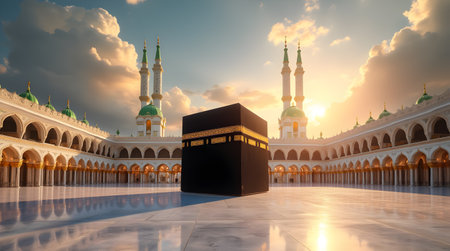 A kaaba mecca,Eid al Adha, Eid Mubarak, Eid al-Fitr, Ramadan Conceptの写真素材