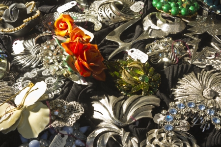 Antiques on Display -  Antiques on a Shelf for Sale at a Local Consignment Shopの写真素材