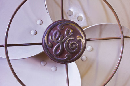 CIRCA JULY 2013 - Indiana: The logo of the brand "General Electric"のeditorial素材
