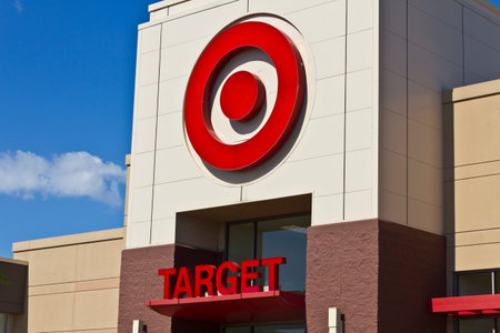 Indianapolis - Circa June 2016: Target Retail Store. Target Sells Home Goods, Clothing and Electronics Vのeditorial素材