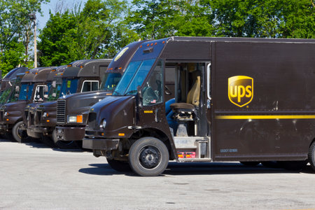 Indianapolis - Circa June 2016: United Parcel Service Location. UPS is the World's Largest Package Delivery Company IVのeditorial素材