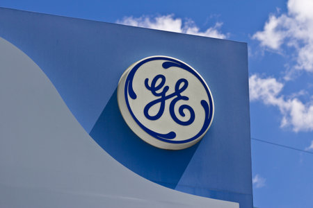 Cincinnati - Circa June 2016: Logos From the General Electric Aviation Facility. GE Aviation is a Provider of Jet Engines IIIのeditorial素材