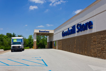 Indianapolis - Circa June 2016: A Goodwill Store. In 2015, Goodwill helped more than 26.4 million people train for careers IIIのeditorial素材
