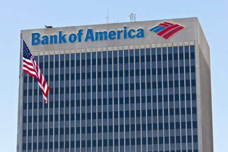 Las Vegas - Circa July 2016: Bank of America Bank and Loan Branch. Bank of America is a Banking and Financial Services Corporation IIのeditorial素材