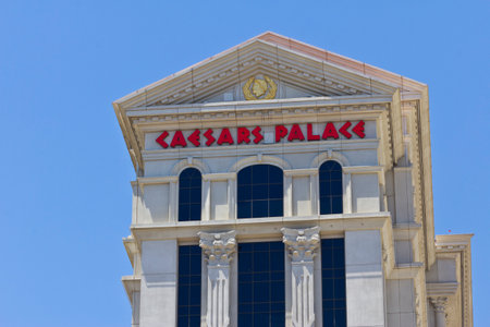 Las Vegas - Circa July 2016: Caesars Palace is a Luxury Hotel and Casino Owned by Caesars Entertainment, and One of the Most Iconic Fixtures on the Strip Iのeditorial素材
