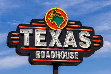 Muncie, IN - Circa July 2016: Texas Roadhouse Restaurant Location. Texas Roadhouse is a Legendary...