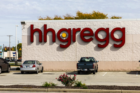 Kokomo - Circa October 2016: hhgregg location. hhgregg is a retailer of consumer electronics and home appliances IIIのeditorial素材