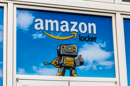 Las Vegas - Circa December 2016: Amazon Locker Location. Amazon Locker is a self-service parcel delivery service offered by Amazon.com Vのeditorial素材