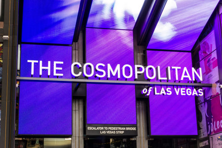 Las Vegas - Circa December 2016: The Cosmopolitan of Las Vegas. The Cosmopolitan is a luxury resort...