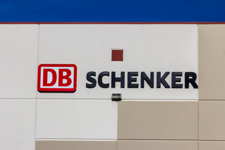 Indianapolis: Circa January 2017: DB Schenker USA Freight Forwarding Service Location Iのeditorial素材