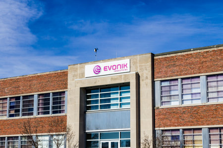 Lafayette - Circa February 2017: Evonik Tippecanoe Laboratories Manufactures Pharmaceutical ingredients and Animal Health Products IIのeditorial素材