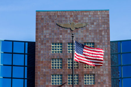 Indianapolis - Circa February 2017: The Administration Building at Indianapolis Motor Speedway. IMS Prepares for the 101st Running of the Indy 500 IIのeditorial素材