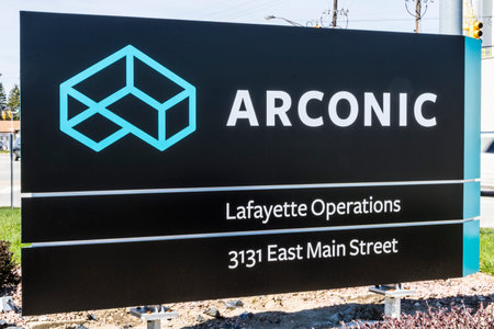Lafayette - Circa April 2017: Arconic Forging and Extrusion Plant. Arconic was spun off of Alcoa in...