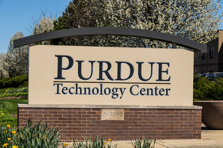 West Lafayette - Circa April 2017: Purdue Technology Center. This facility is the original incubator...