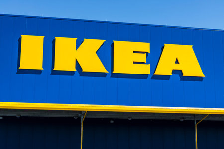 Fishers - Circa May 2017: KEA Home Furnishings Store. Founded in Sweden, IKEA is the world's largest furniture retailer Vのeditorial素材