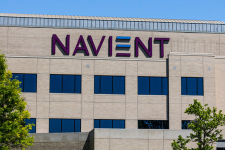 Fishers - Circa May 2017: Navient Corporation Indianapolis Location. After the split from Sallie Mae, Navient services and collects on student loans IIのeditorial素材