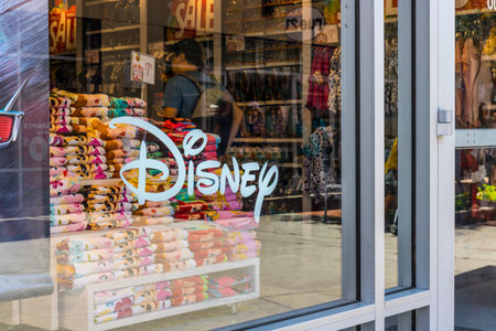 Las Vegas - Circa July 2017: Disney Store Retail Mall Location. Disney Store is the Official Site for Disney Shopping IXのeditorial素材