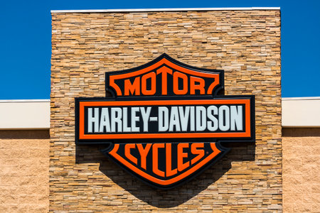 Las Vegas - Circa July 2017: Harley-Davidson Local Signage. Harley Davidsons Motorcycles are Known for Their Loyal Following Xのeditorial素材