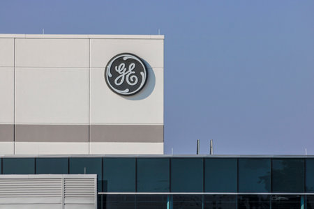 Lafayette - Circa September 2017: General Electric Factory. GE's new CEO is preparing job cuts in a bid to reduce costs XVのeditorial素材