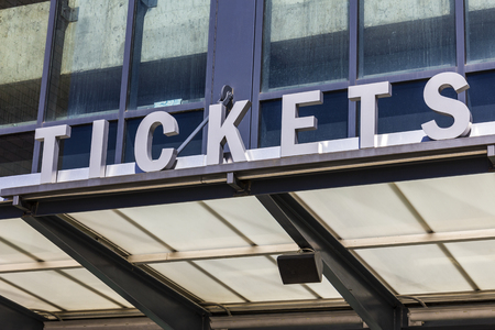 Stadium Ticket Window Sign IIの写真素材