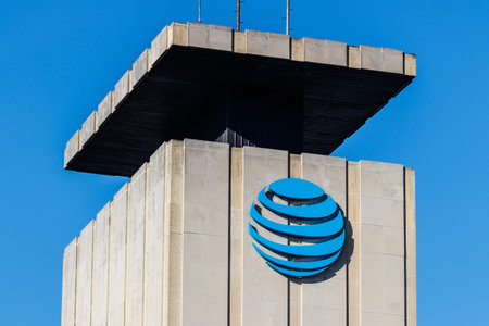 Muncie - Circa January 2018: Downtown AT&T Central Office. AT&T Inc. is an American...
