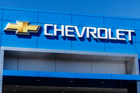 Noblesville - Circa March 2018: Chevrolet Automobile Dealership. Chevy is a Division of General Motors XIIIのeditorial素材