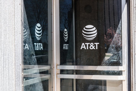 Dayton - Circa April 2018: Dayton - Circa April 2018: AT&T downtown office. AT&T now offers IPTV, VoIP, Cell Phones and DirecTV XIVのeditorial素材