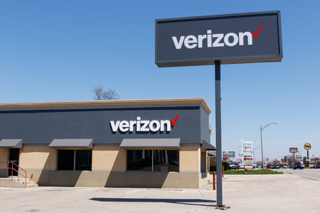 Muncie - Circa April 2018: Verizon Wireless Retail Location. Verizon delivers wireless,...