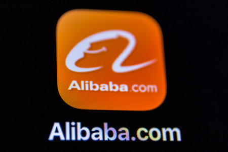 Indianapolis - Circa August 2018: Alibaba App icon. Alibaba Group is an e-commerce, retail,...