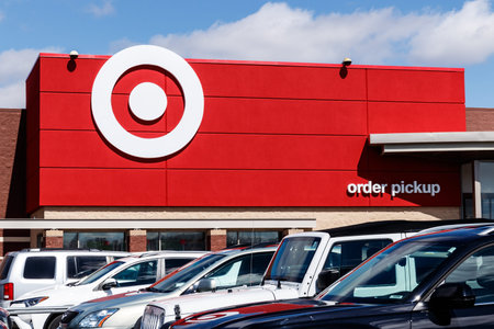 Indianapolis - Circa March 2019: Target Retail Store Baskets. Target Sells Home Goods, Clothing and...