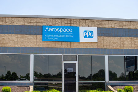 Indianapolis - Circa May 2019: PPG Aerospace Application Support Center. PPG Aerospace is a key global supplier of Coatings products IIIのeditorial素材