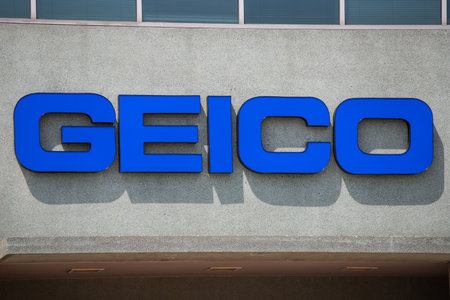 Indianapolis - Circa May 2019: GEICO Insurance Office. GEICO is a Subsidiary of Berkshire Hathaway IIのeditorial素材