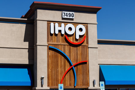 Las Vegas - Circa June 2019: IHOP Pancake restaurant. International House of Pancakes is expanding their menu to include burgers IIのeditorial素材