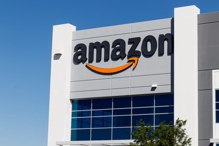 Las Vegas - Circa June 2019: Amazon.com Fulfillment Center. Amazon is the Largest Internet-Based...